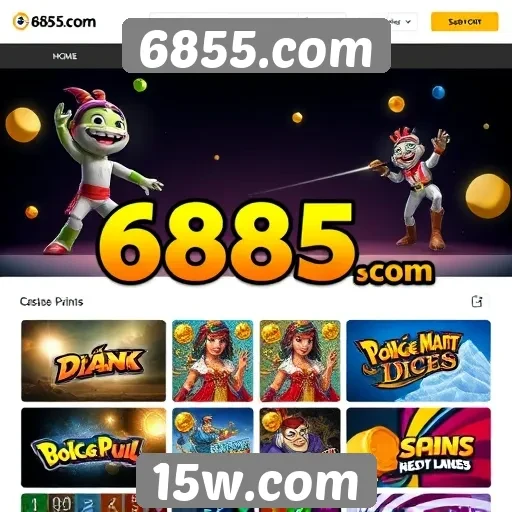 Avaliação dos jogos disponíveis no 6855.com